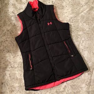 Under Armour Black & bright Pink Vest! Sz XL!!